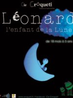 Léonard L'enfant de la lune, spectacle 1-5 ans - programmation Art Dû Théâtre 13006 Marseille