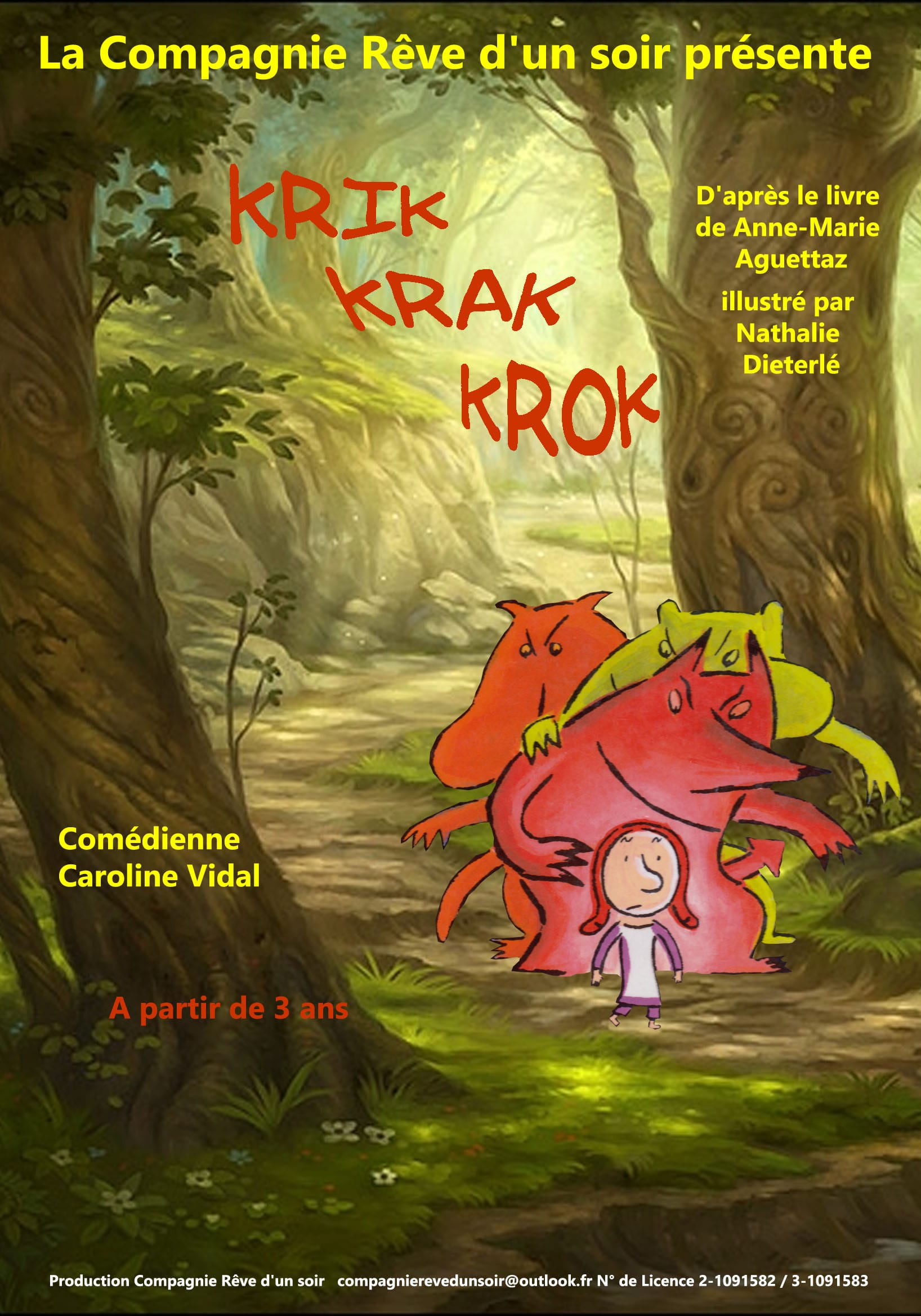 Krik krak krok - théâtre Marseille - 13006 - L'Art Dû - spectacle enfant