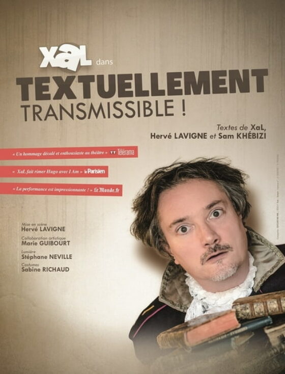 Textuellement Transmissible - Seul en scène - Xal - L'Art Dû - Marseille