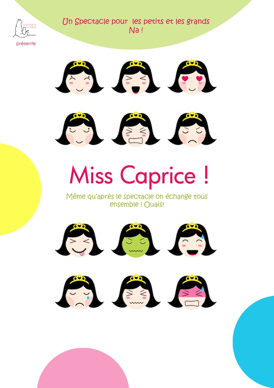 Miss Caprice - Compagnie du Silène - Jeune Public - Spetacle - Educatif - Marseille - L'Art Dû - 13006
