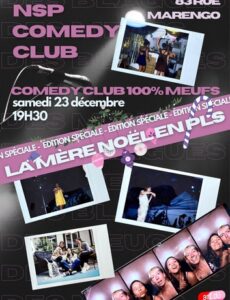 NSP Comedy Club : Comedy club 100% meufs