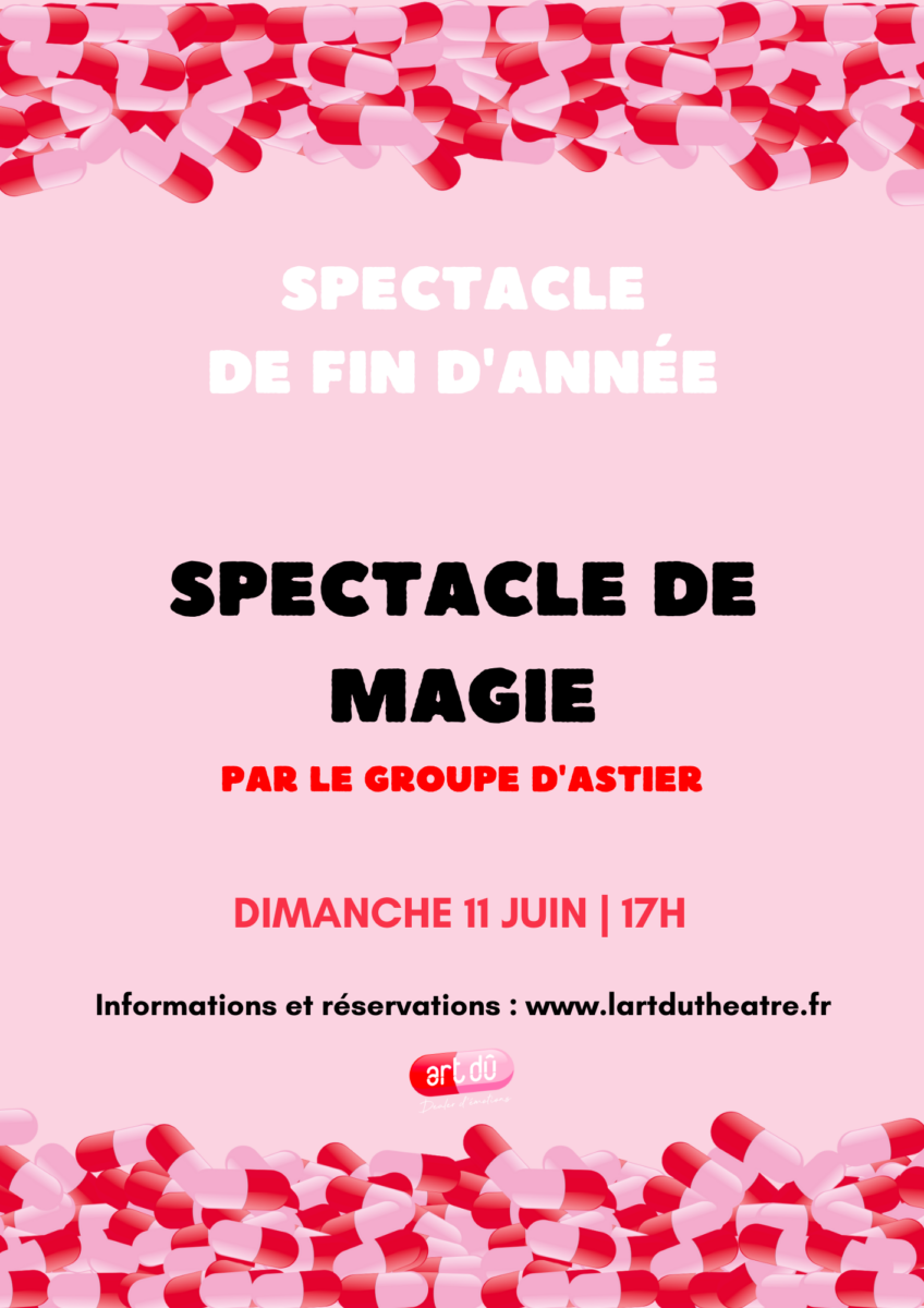 Spectacle des élèves de magie