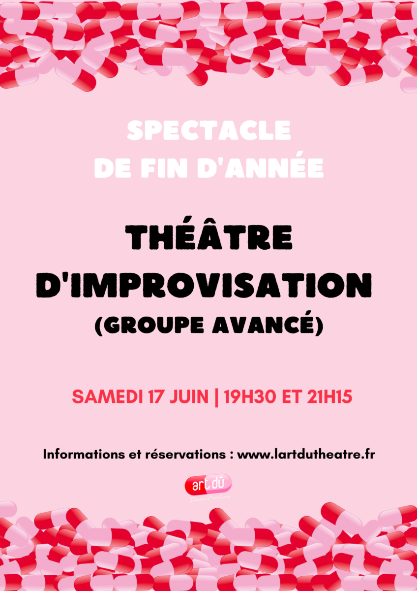 Spectacle de fin d'année : improvisation (Avancés)