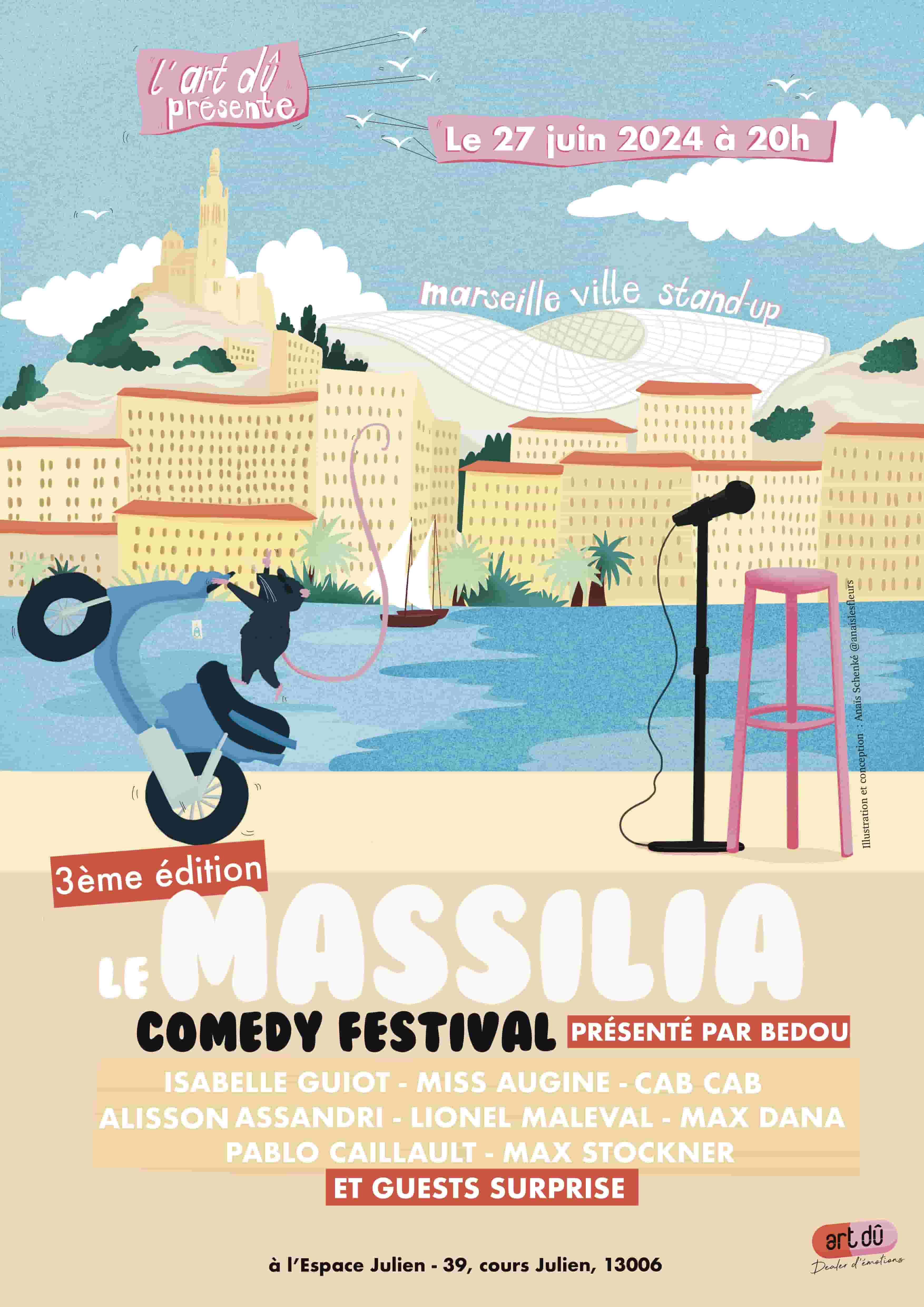 Massilia Comedy Festival-comedyclub-humour-marseille-espacejulien-l'artdû