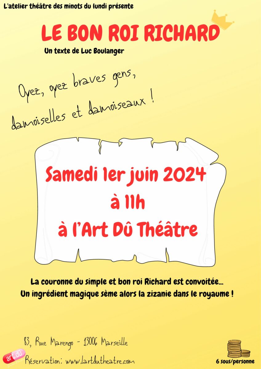 Spectacle de fin d'année du cours de théâtre des 7-10 ans