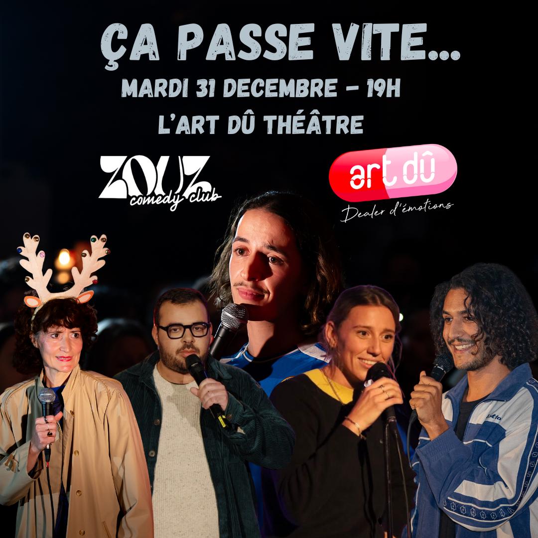 Une heure de stand-up pour débuter le réveillon en beauté.  