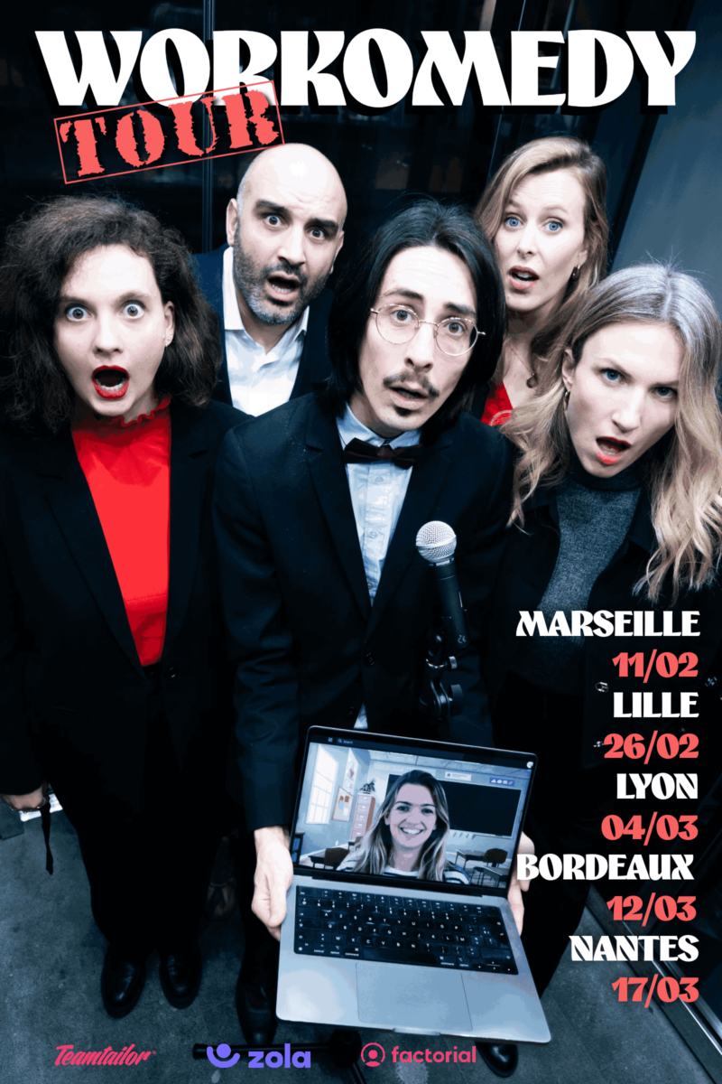 Ce spectacle de stand-up unique en son genre réunit 6 humoristes issus des métiers des RH et du recrutement