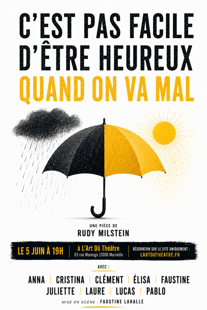 C'est pas facile d'être heureux quand on va mal
