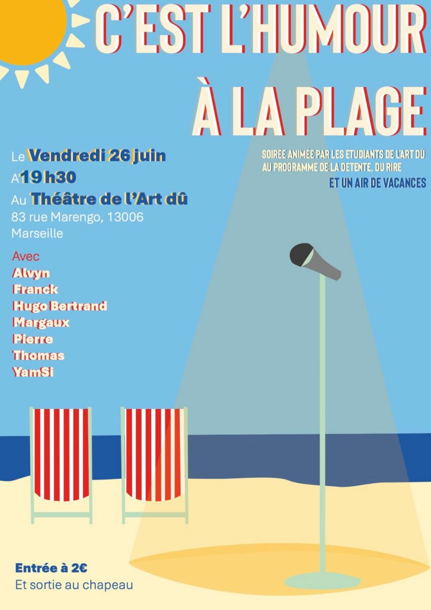 C'est l'humour à la plage