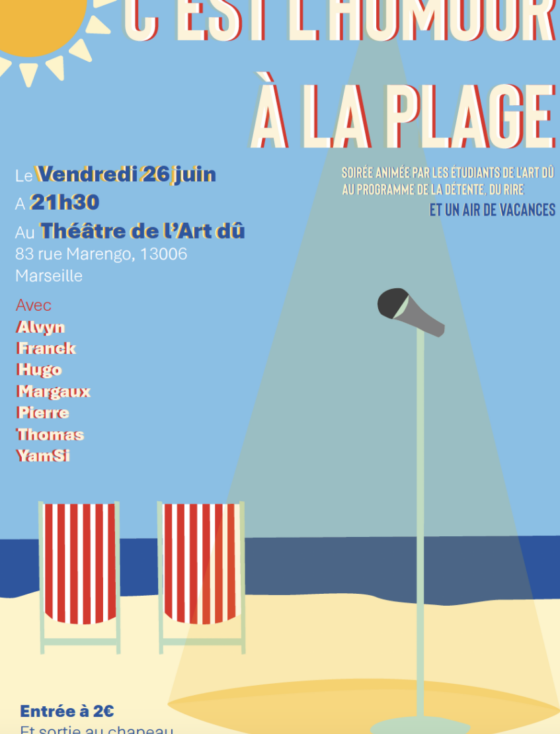 C'est l'humour à la plage