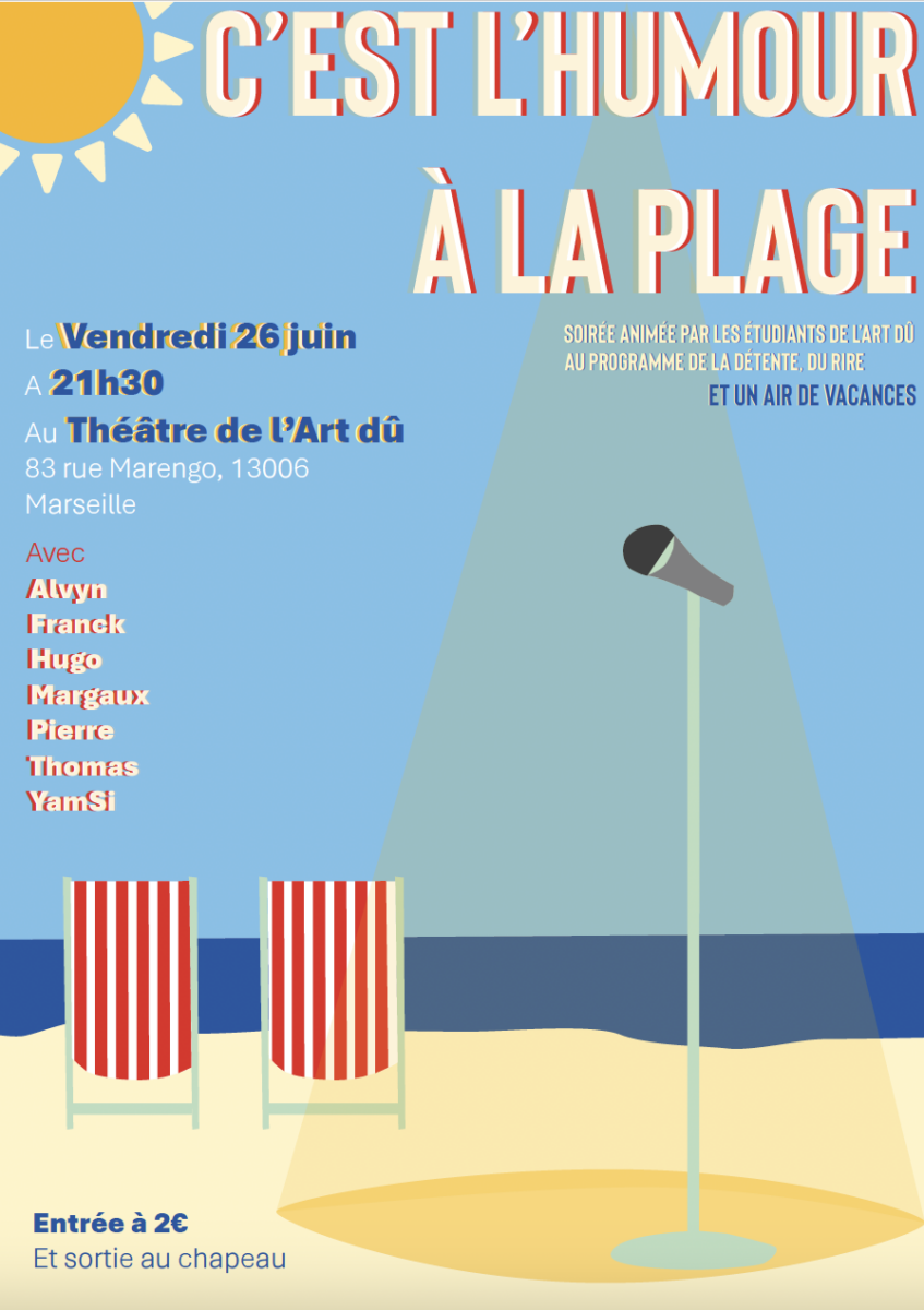 C'est l'humour à la plage