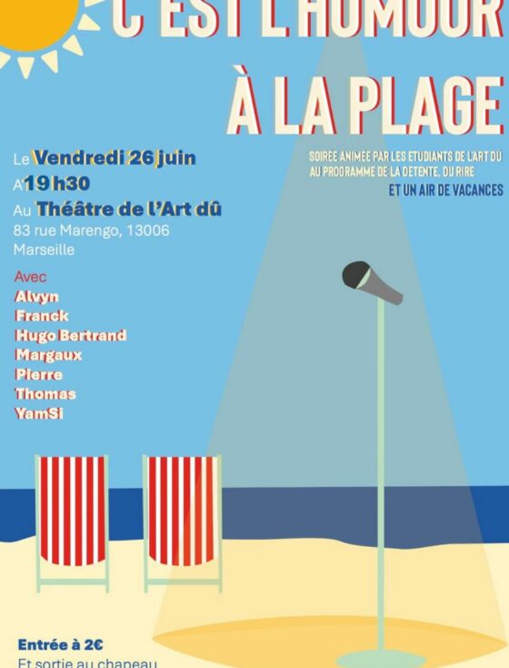 C'est l'humour à la plage
