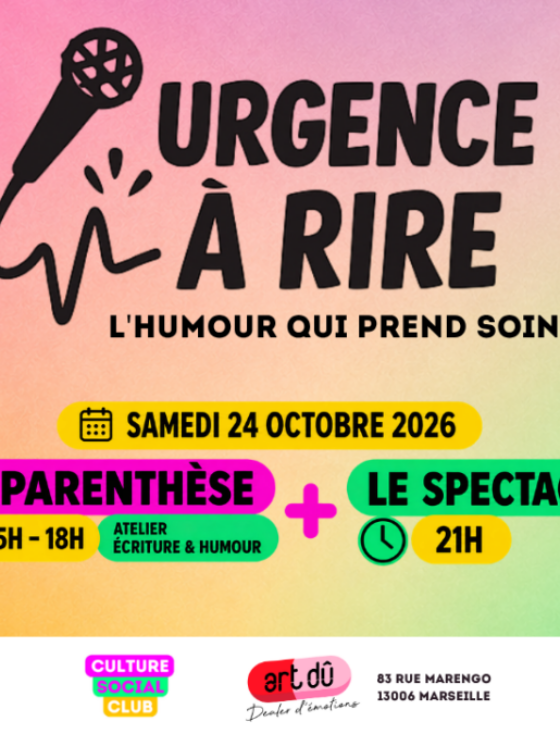 Urgence à rire